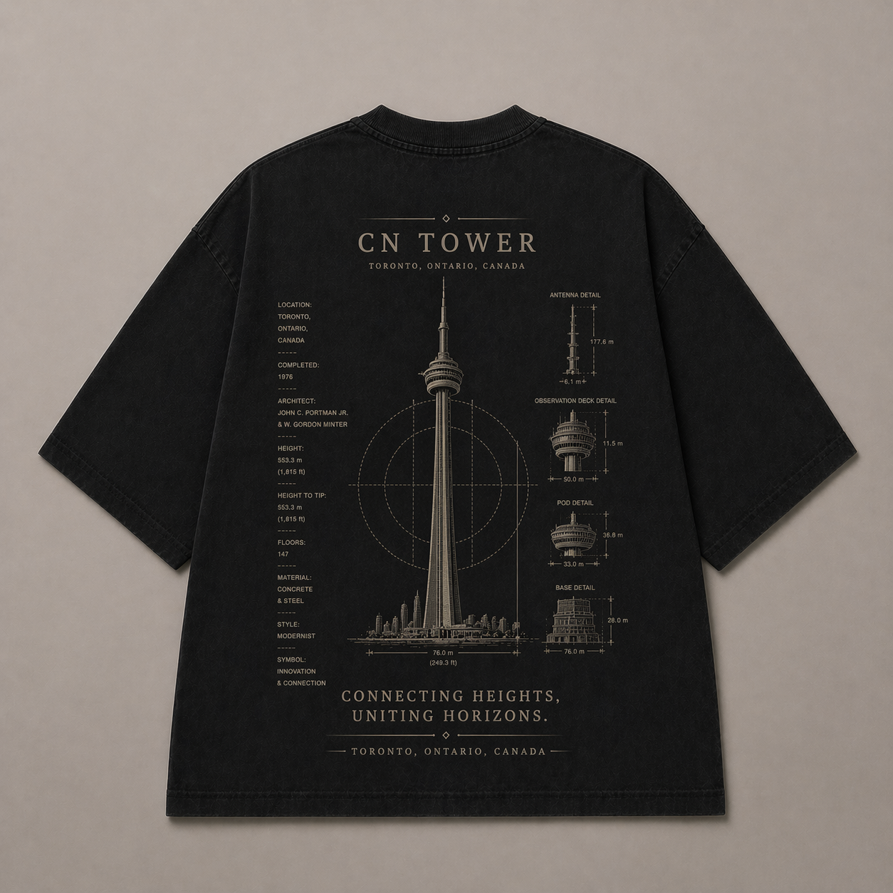 {{ product.title }} vintage blueprint t-shirt back print {{ shop.name }}